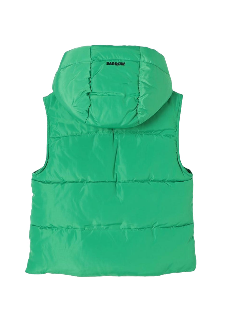 Grüne ärmellose Jacke für Kinder