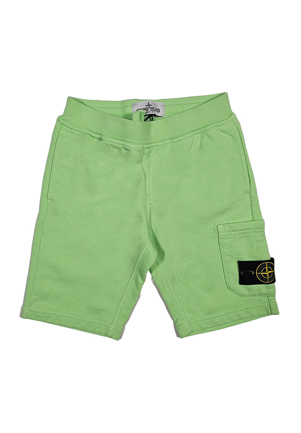 Bermuda felpa verde per bambino - Primamoda kids