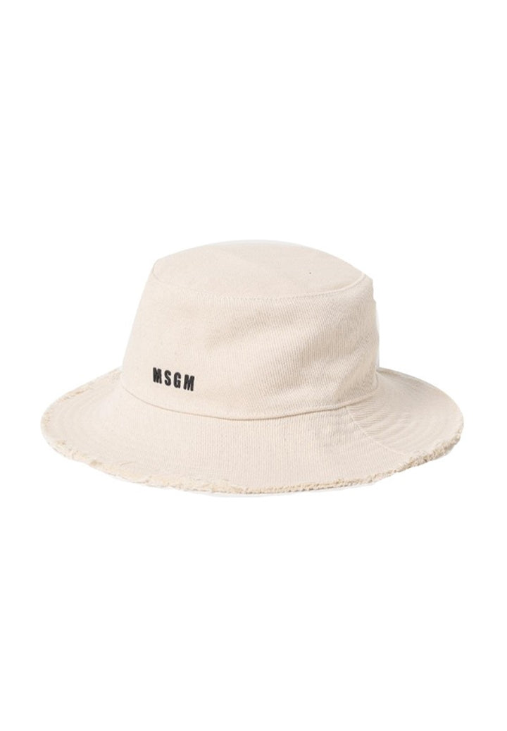 Sombrero crema para niña