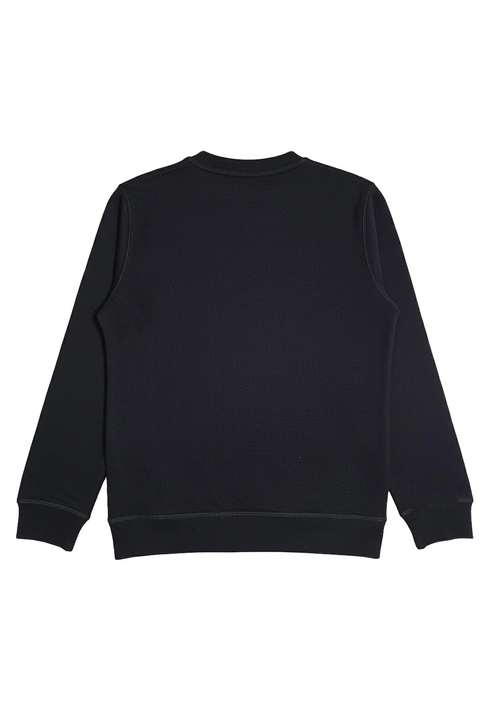 Sudadera de cuello redondo negra para niño
