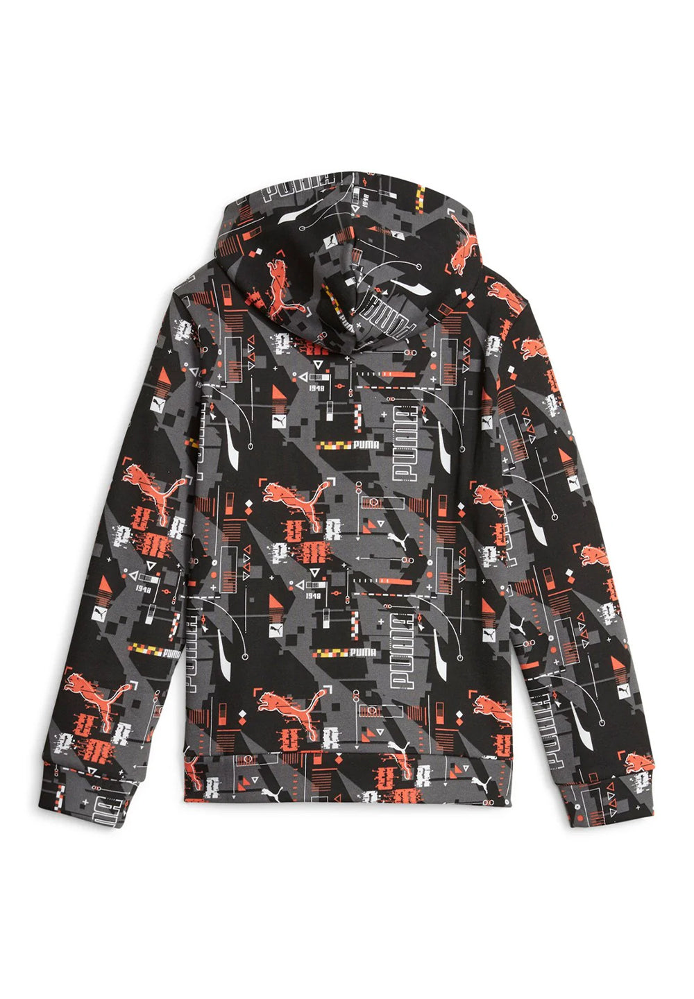 Sweat à capuche noir pour enfants