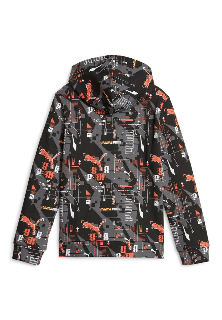 Sweat à capuche noir pour enfants