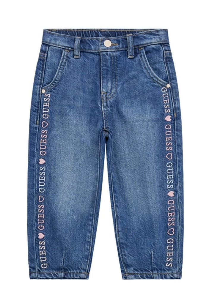 Blue denim jeans for girls