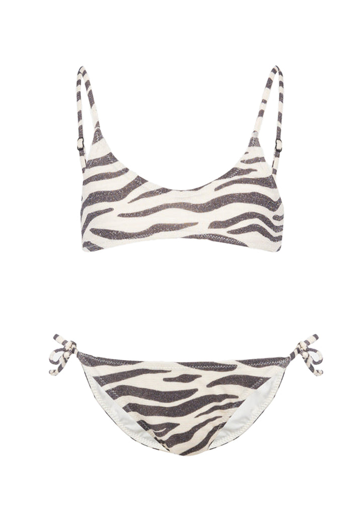 Zebra print bikini for girls