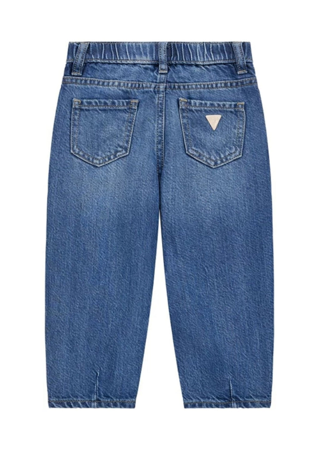 Baby girl's blue denim jeans