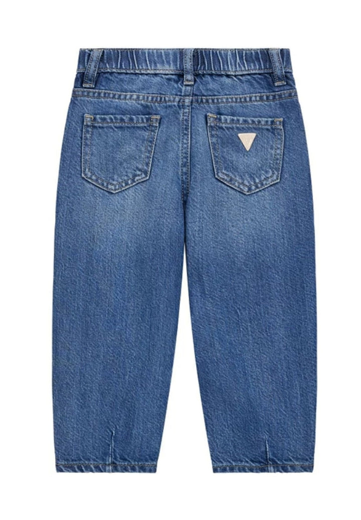 Baby girl's blue denim jeans