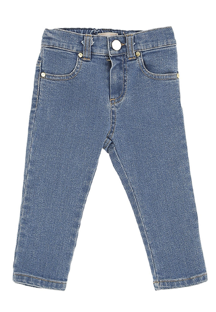 Blue denim jeans for baby girl