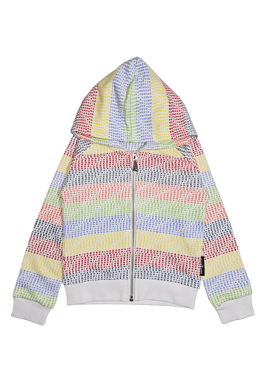 Sweat-shirt zippé multicolore pour nouveau-né