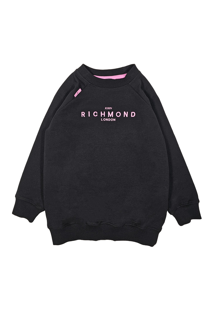 Vestido sudadera negro para niña