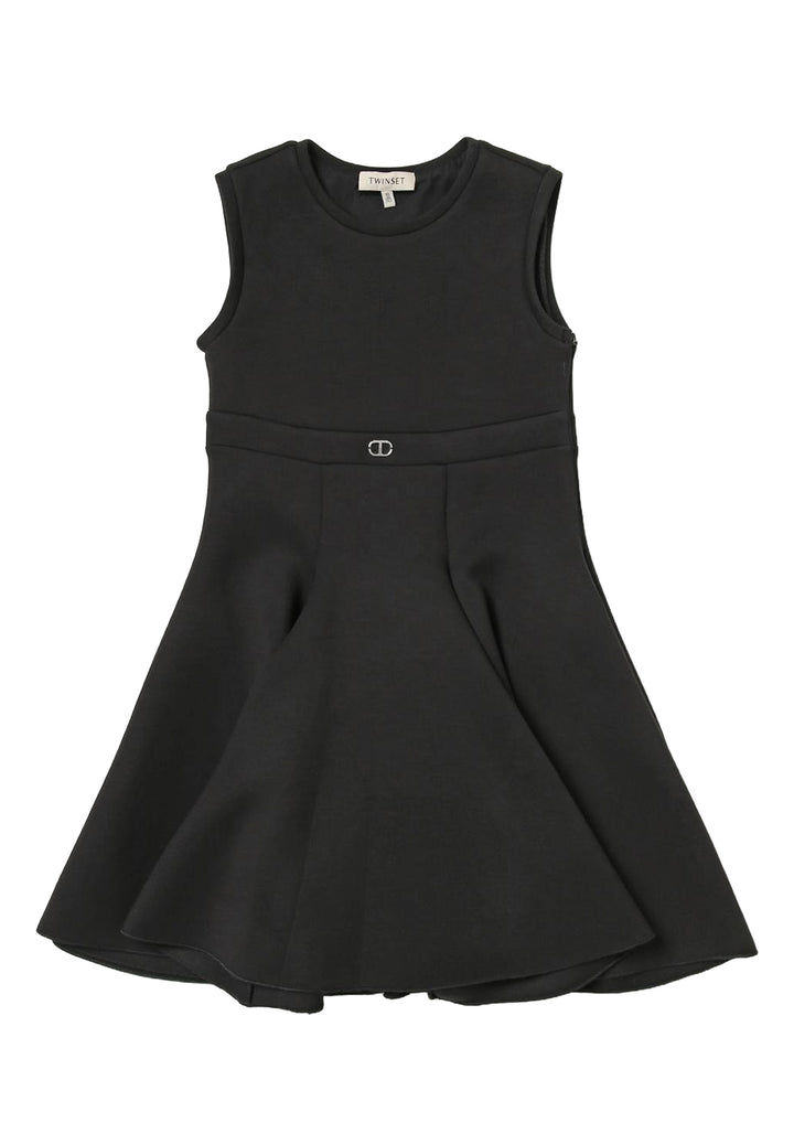 Schwarzes Kleid für kleines Mädchen