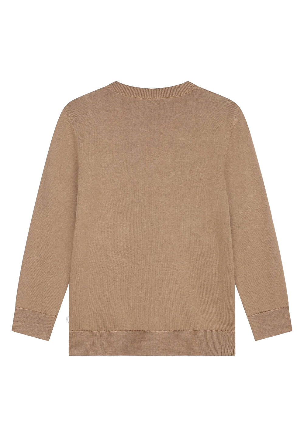 Beigefarbener Pullover für Kinder