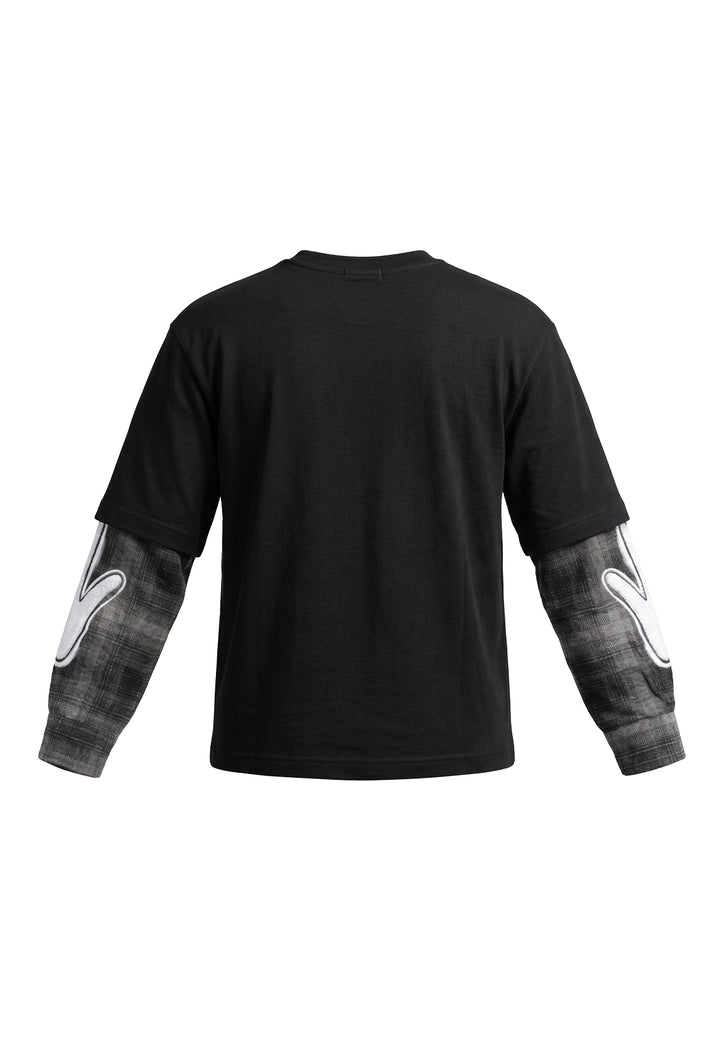 Schwarzes T-Shirt für Jungen
