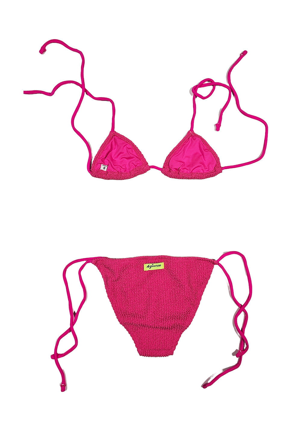 Costume bikini fuxia per bambina - Primamoda kids