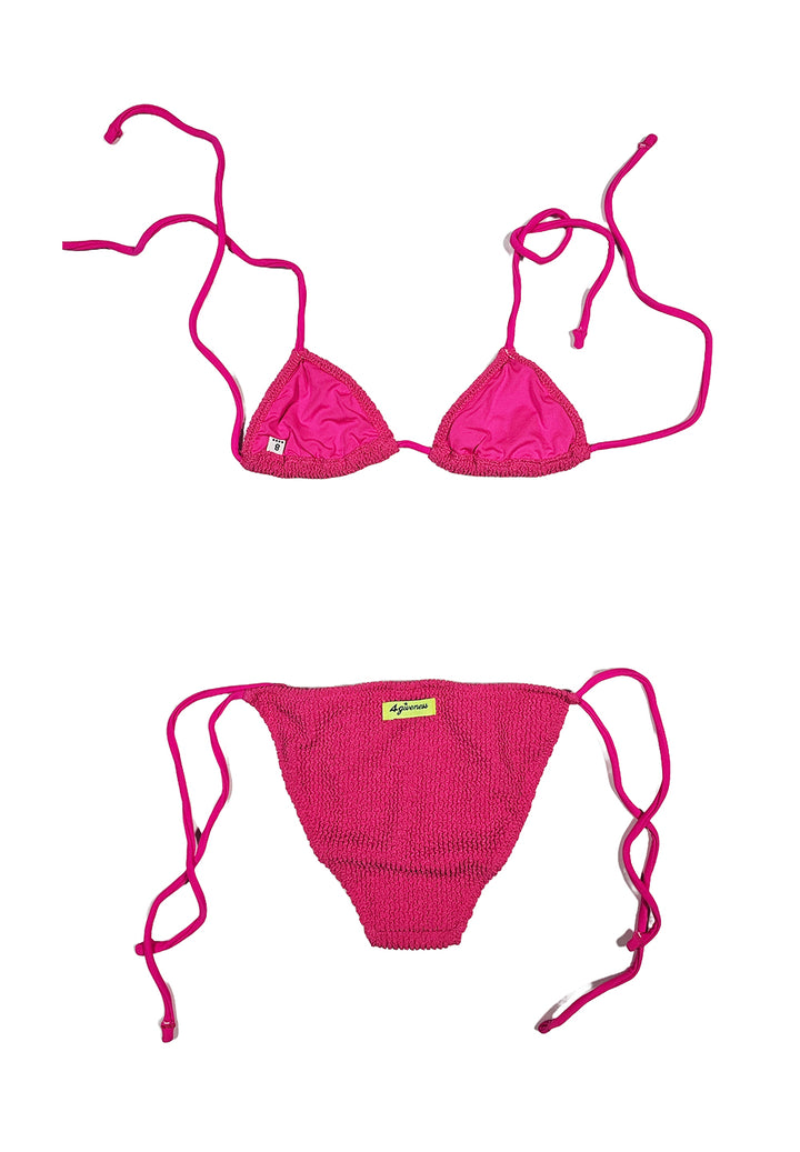 Costume bikini fuxia per bambina - Primamoda kids
