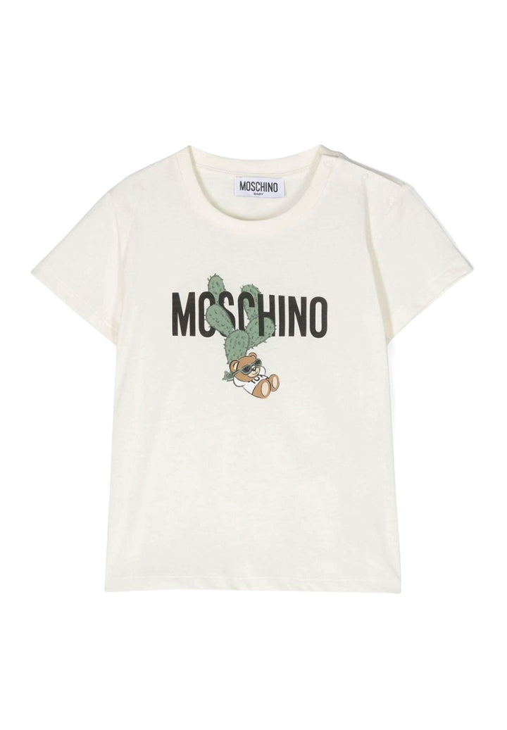 T-shirt crème pour nouveau-nés