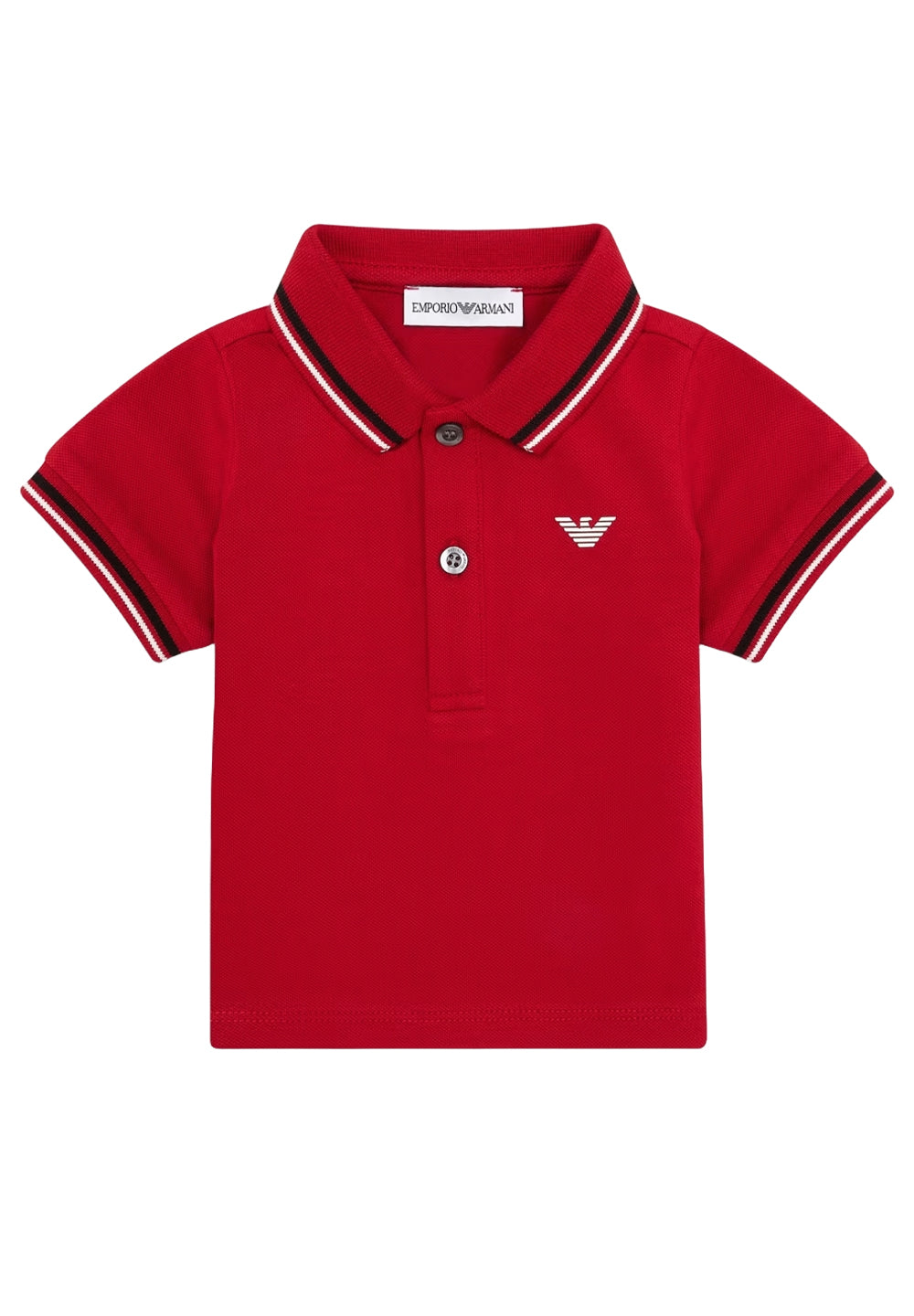 Rotes Poloshirt für Babys