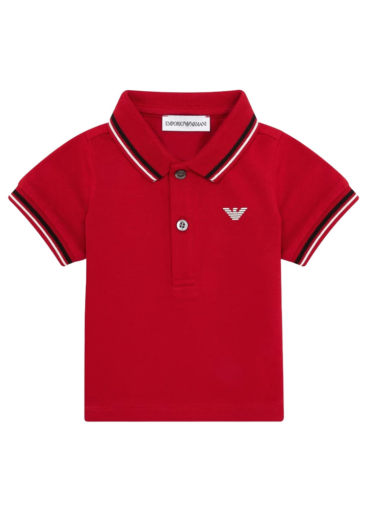 Rotes Poloshirt für Babys