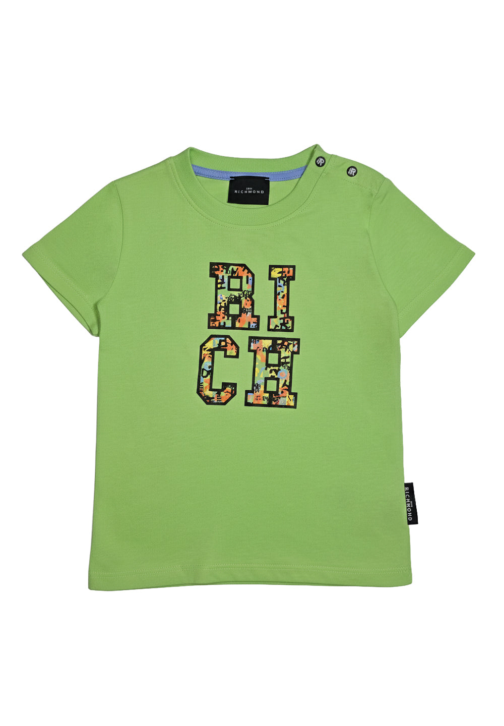 Camiseta verde para recién nacido