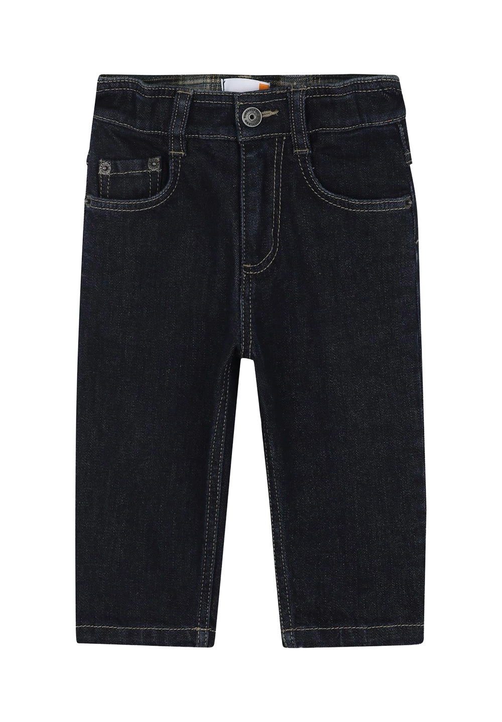 Baby boy's blue denim jeans