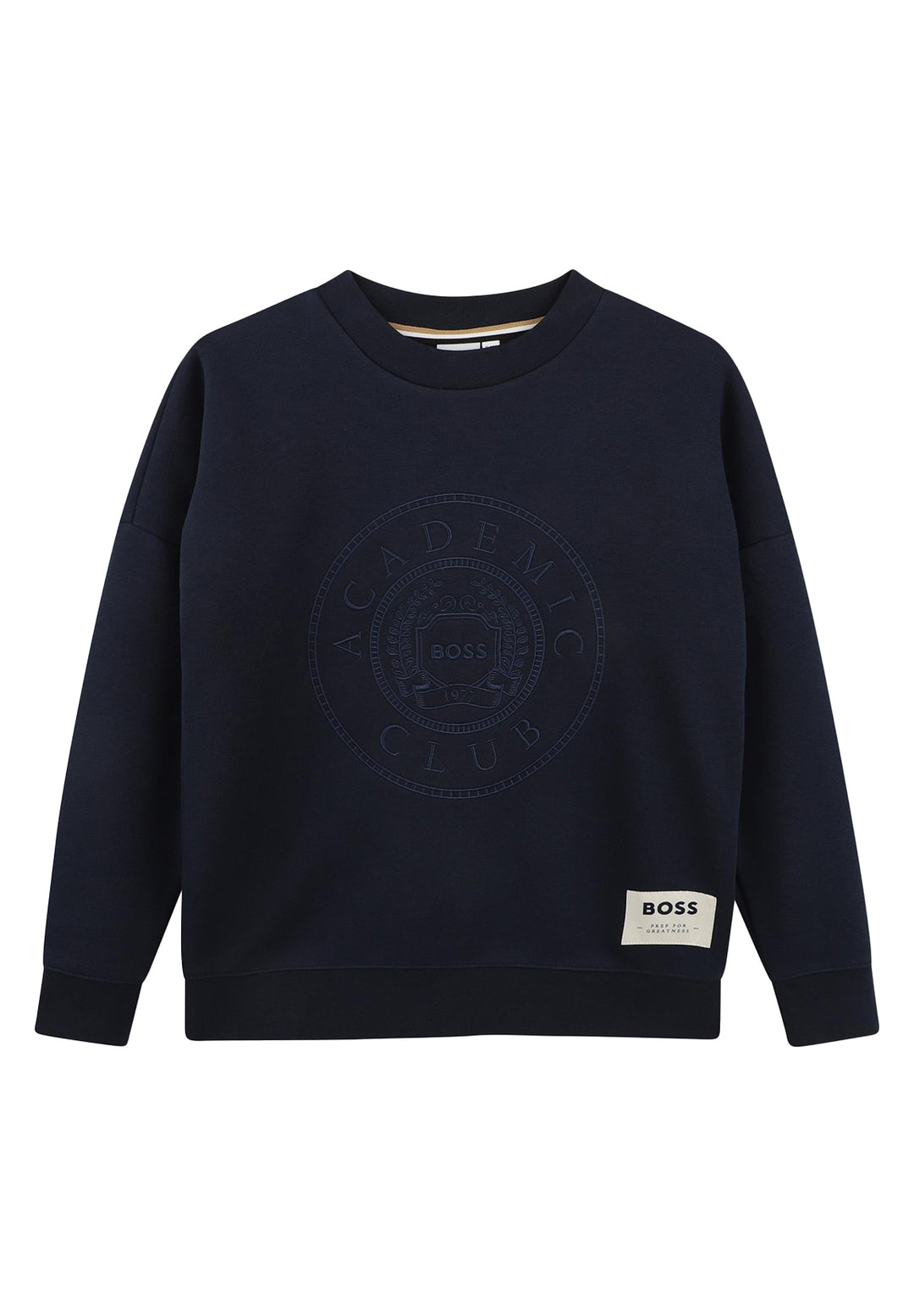 Blauer Rundhals-Sweatshirt für Kinder