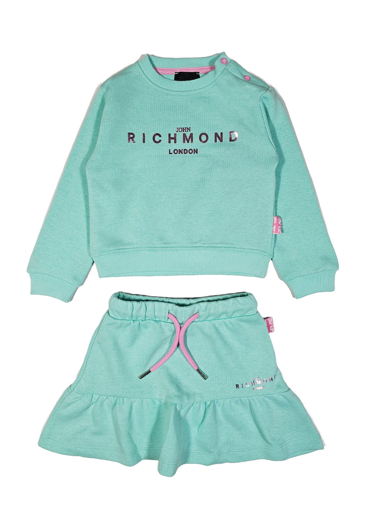 Conjunto verde menta para bebé recién nacida