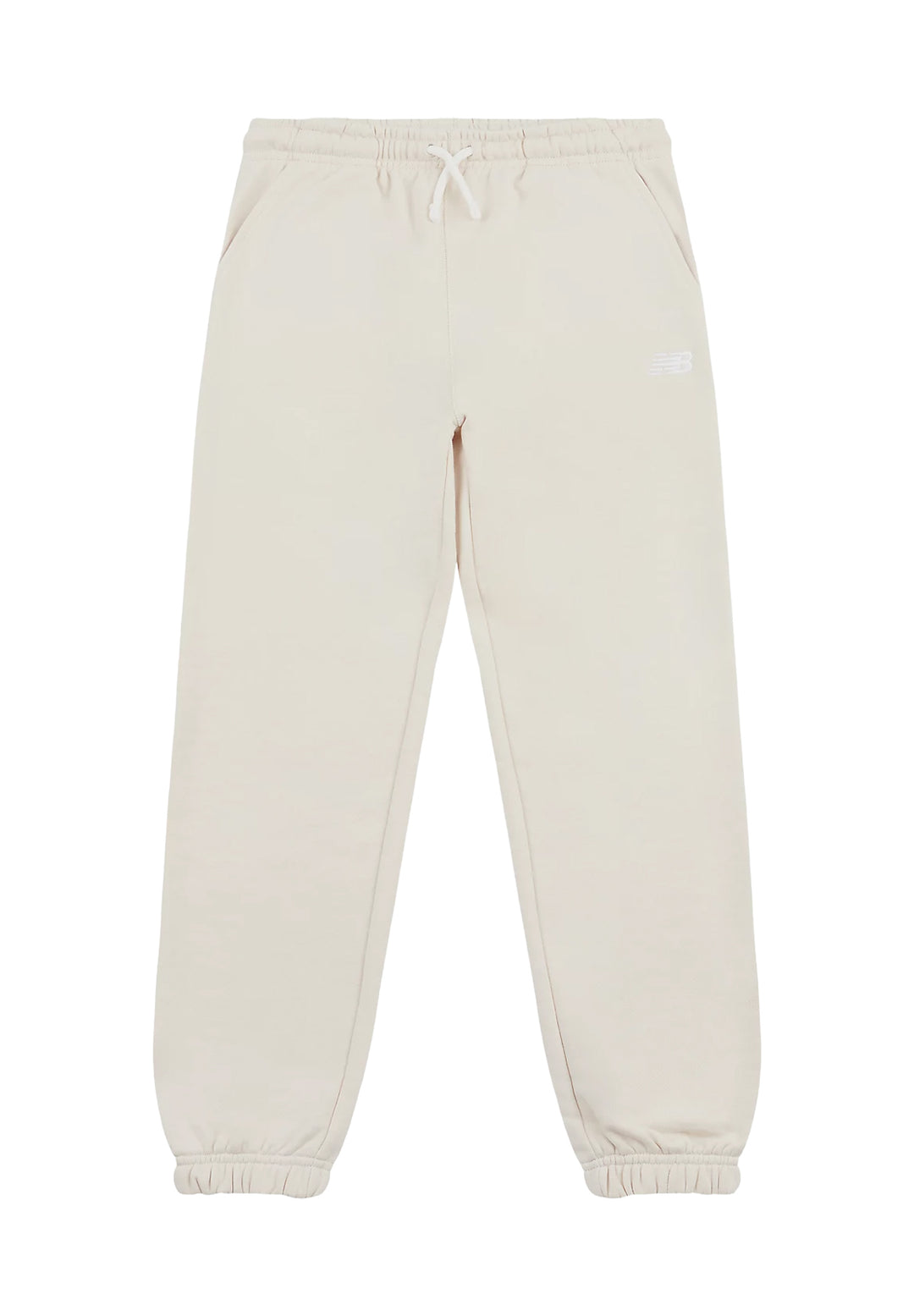 Cream-colored sweatpants for girls