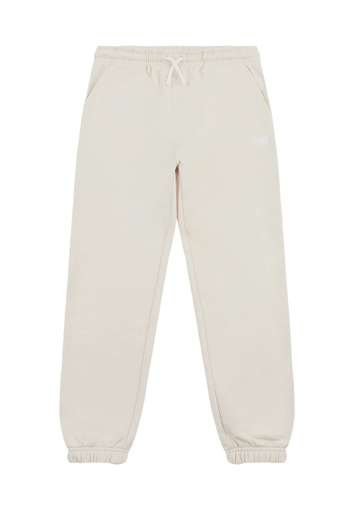 Cream-colored sweatpants for girls