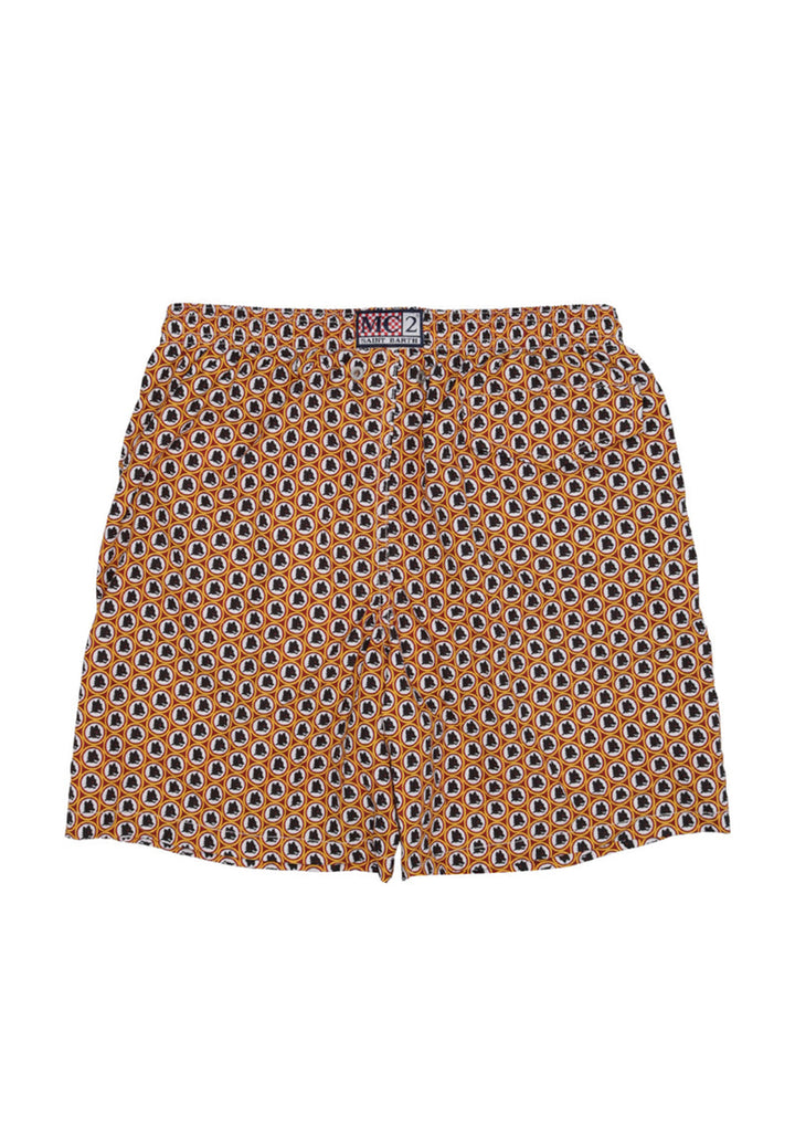 AS Roma multicolor boxer swim trunks for kids