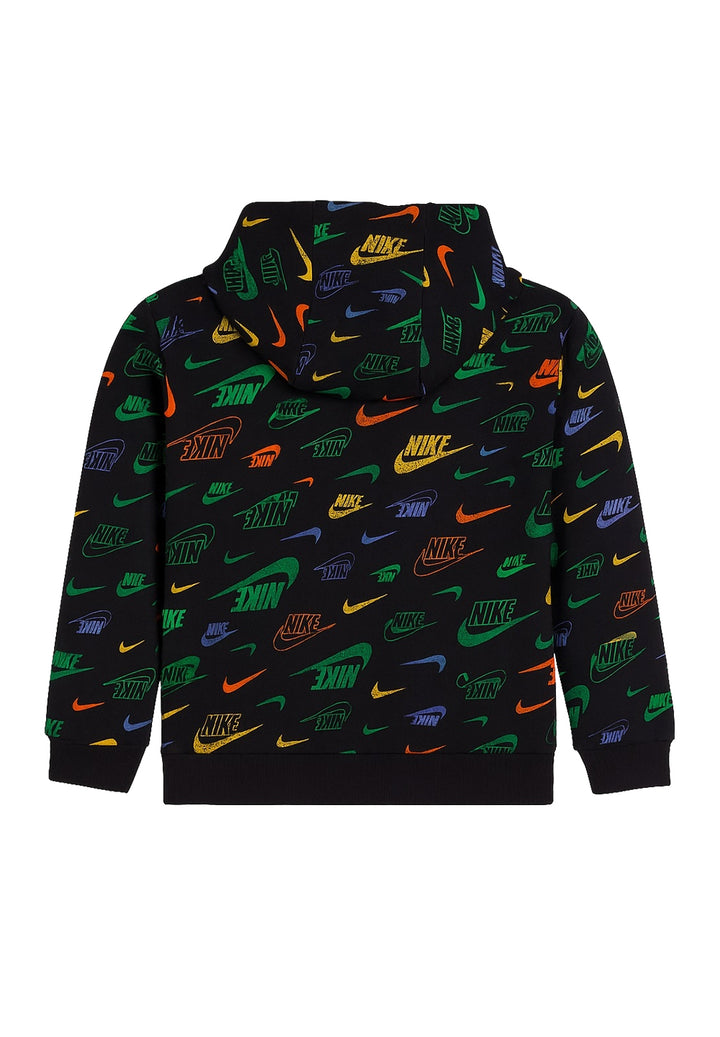 Black hooded sweatshirt for kids