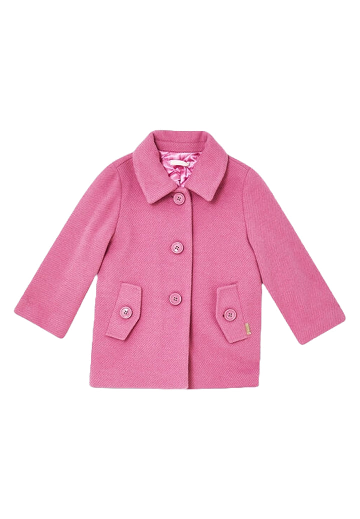 Abrigo rosa para niña
