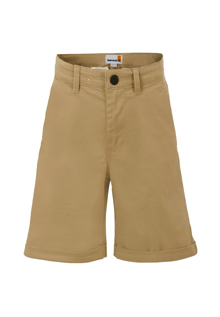 Bermudas beige para niño