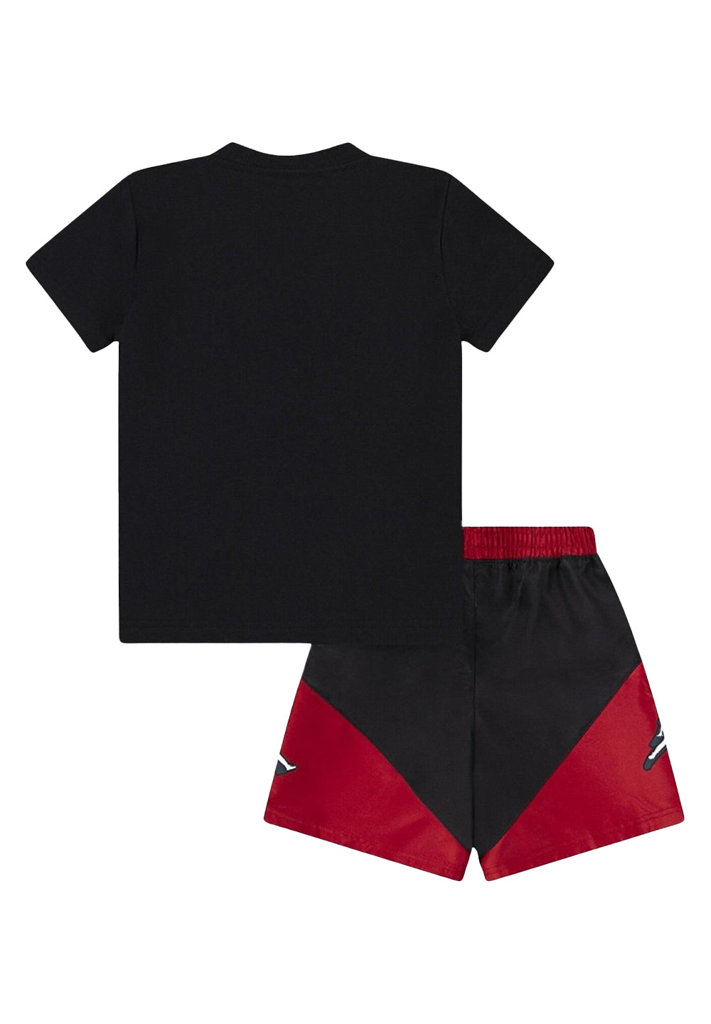 Conjunto negro y rojo para niño