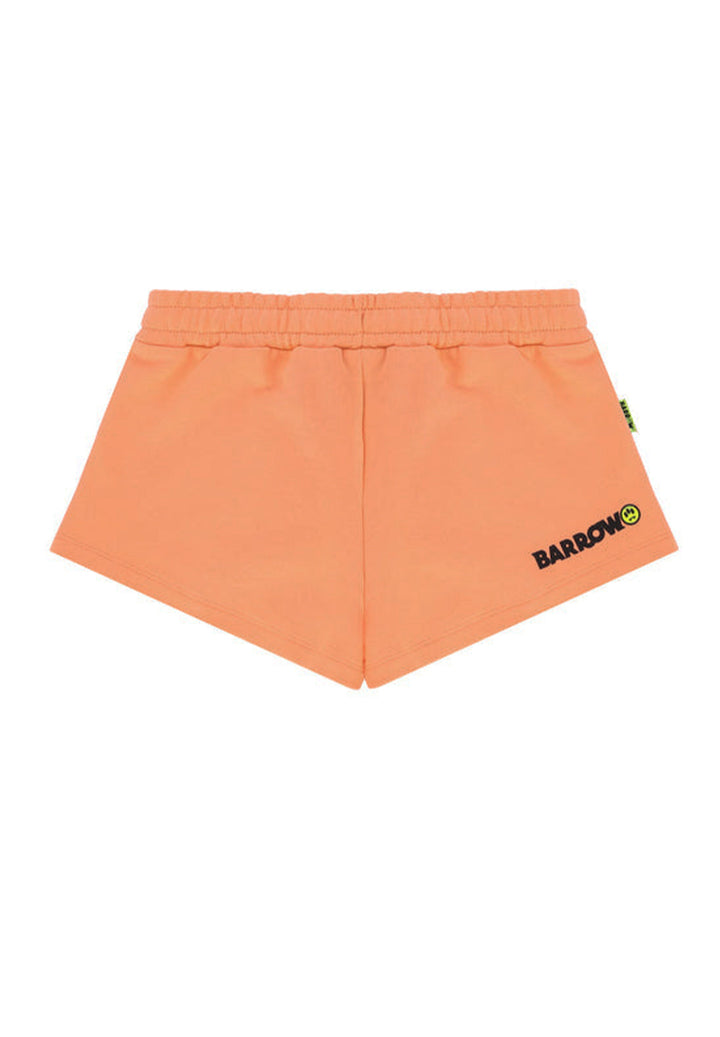 Sudadera corta naranja para niña
