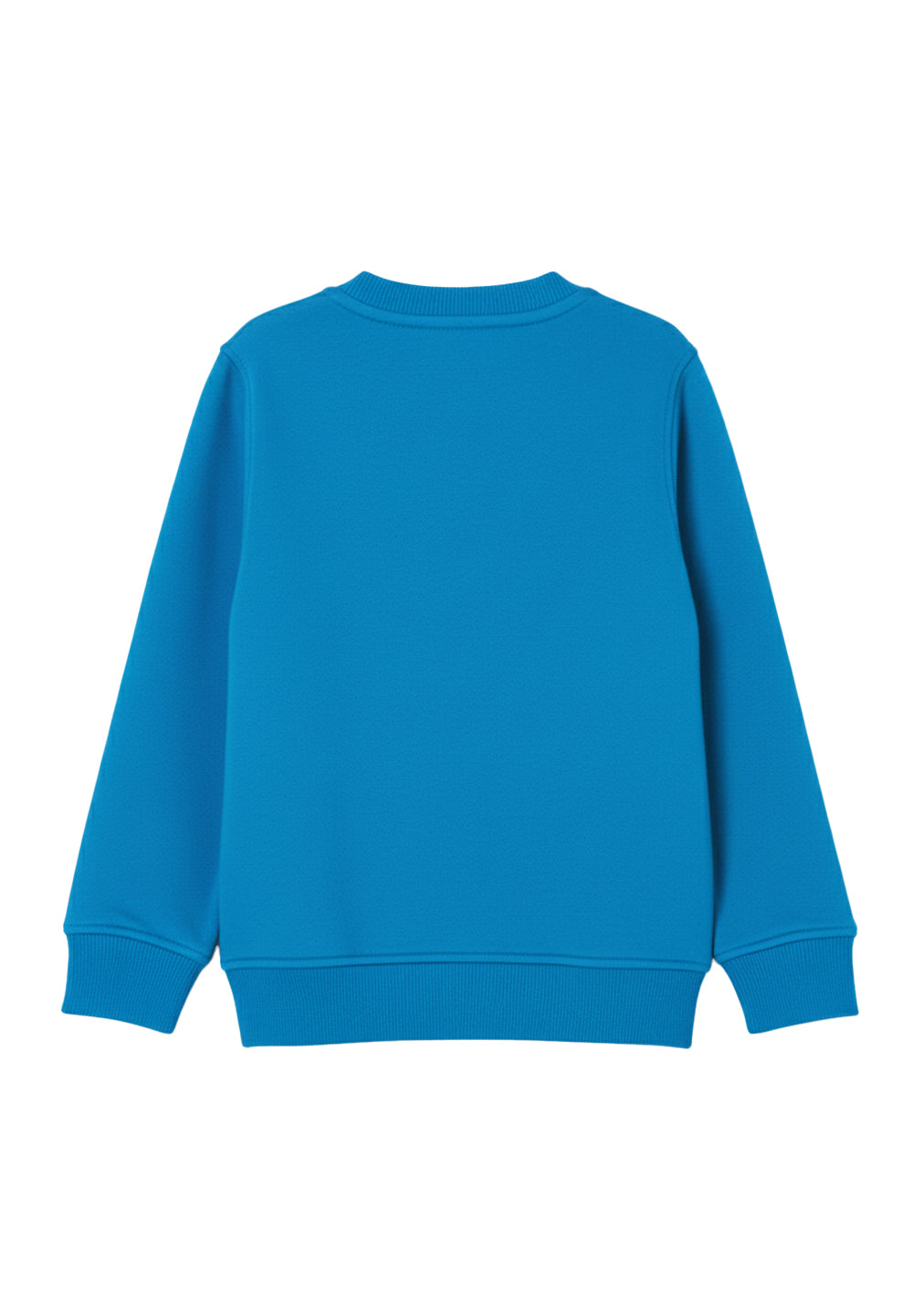 Blue crew neck sweatshirt for kids