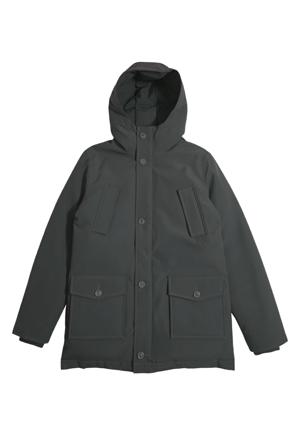 Schwarze olivgrüne Jacke für Kinder