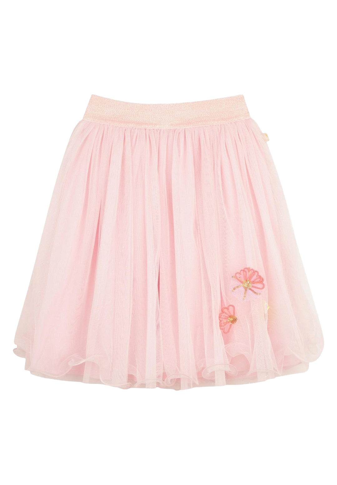 Pink tulle skirt for baby girl