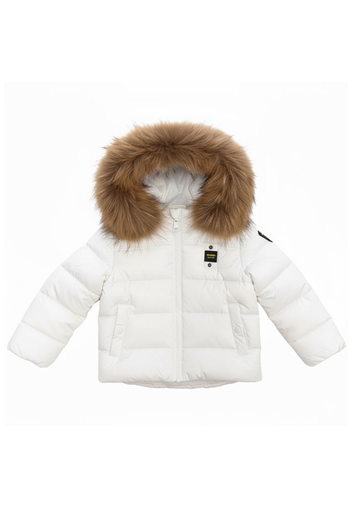 Weiße Jacke für Babymädchen