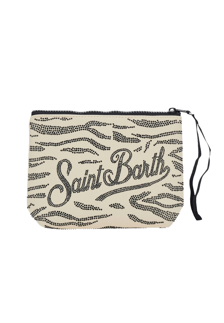 Bolso de mano color crema para niña
