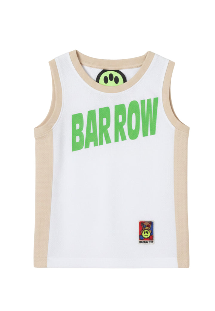 Weißes Tanktop für Jungen
