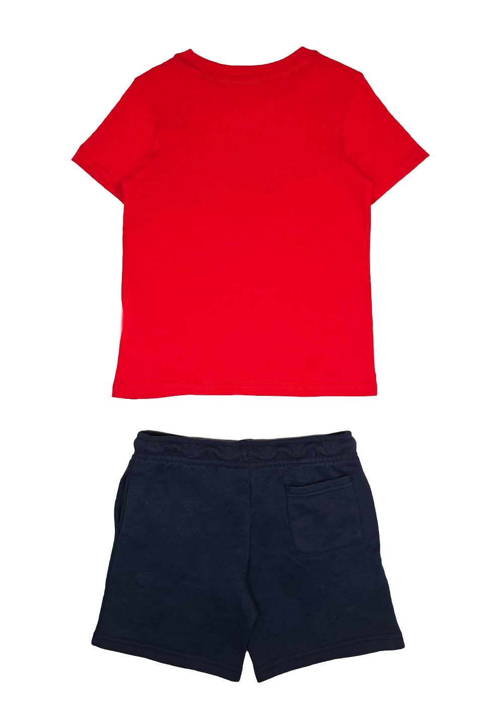 Conjunto rojo y azul para niño