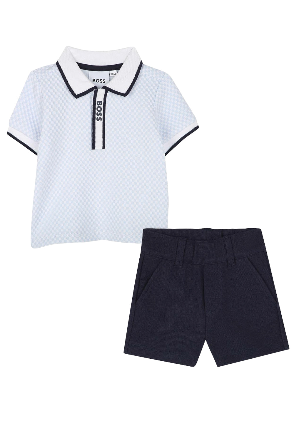 Blaues Baby-Outfit