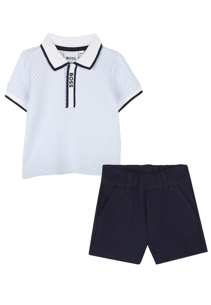 Blaues Baby-Outfit