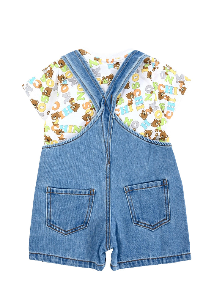 Blaue Jeans-Overalls für Neugeborene