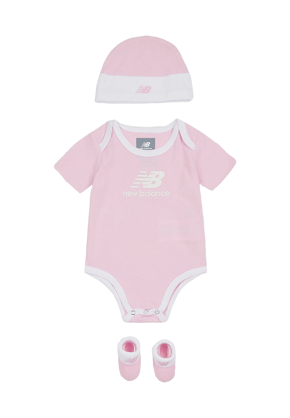 Conjunto de 3 piezas rosa para bebé niña