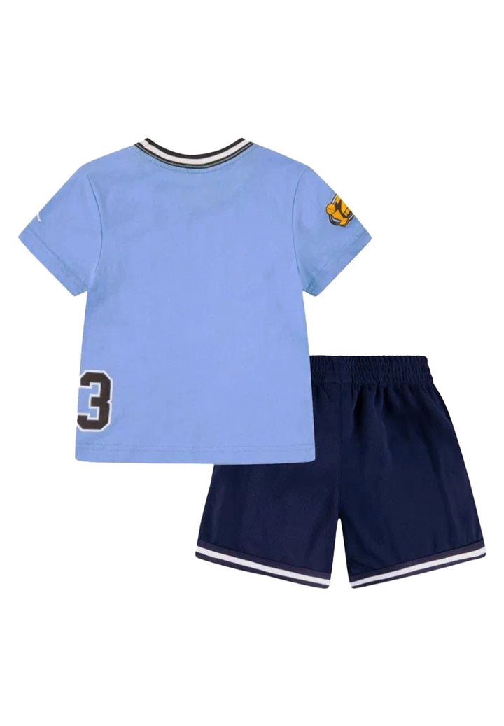 Traje azul para niño