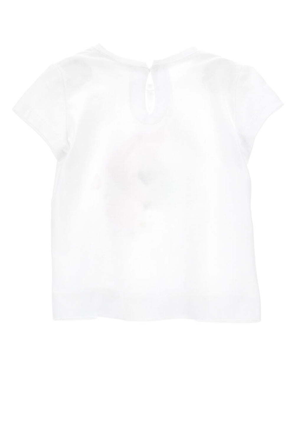 Camiseta blanca para bebé niña