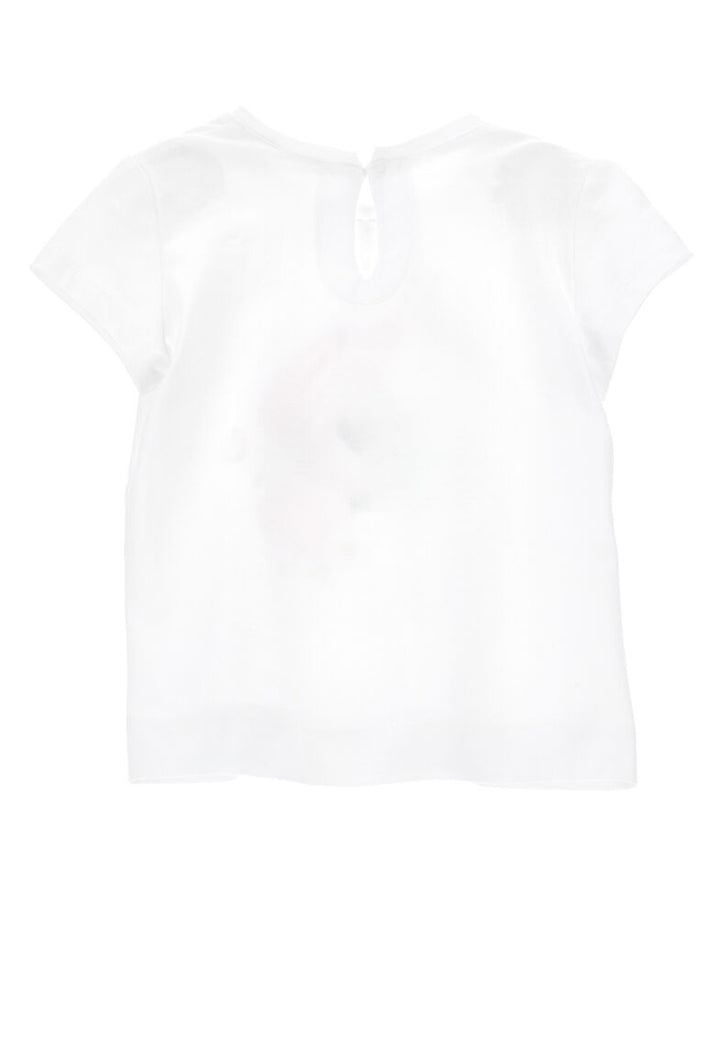 Camiseta blanca para bebé niña