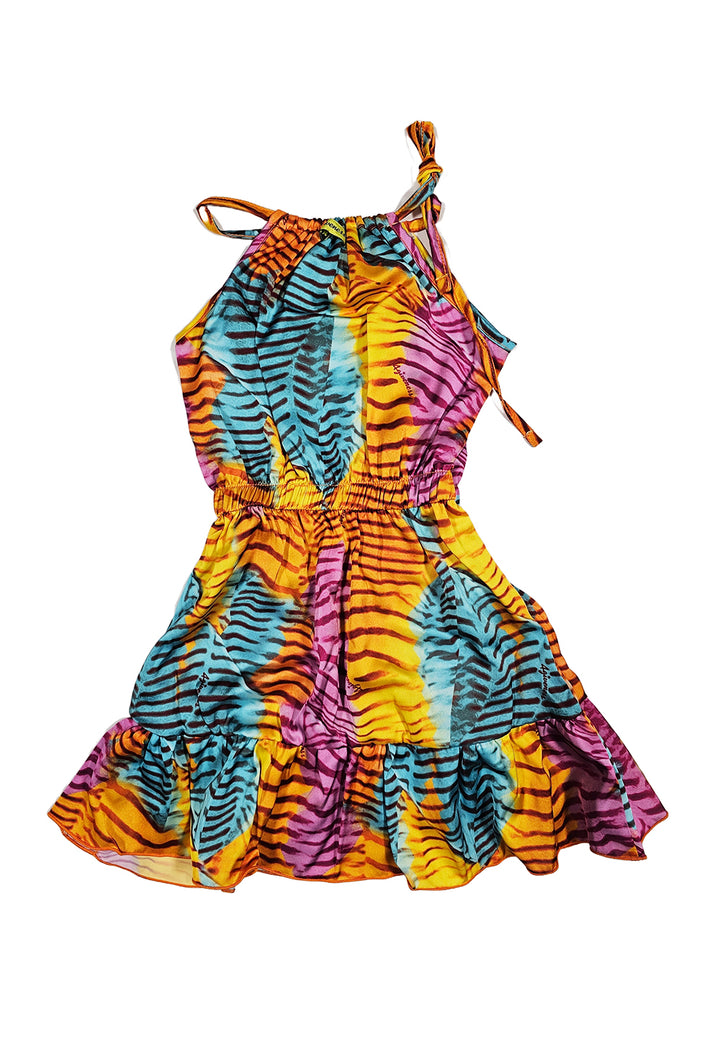 Vestito caftano multicolor per bambina - Primamoda kids