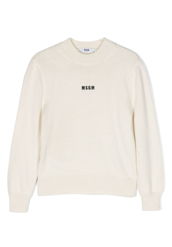 Pull crème pour enfant