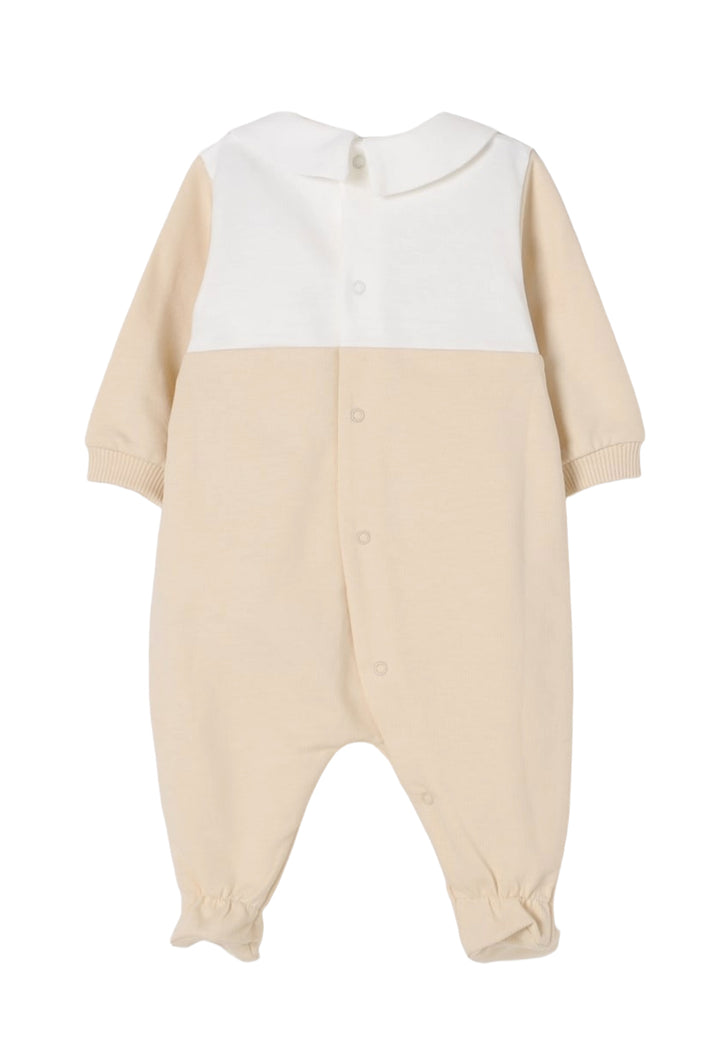 Beige baby romper